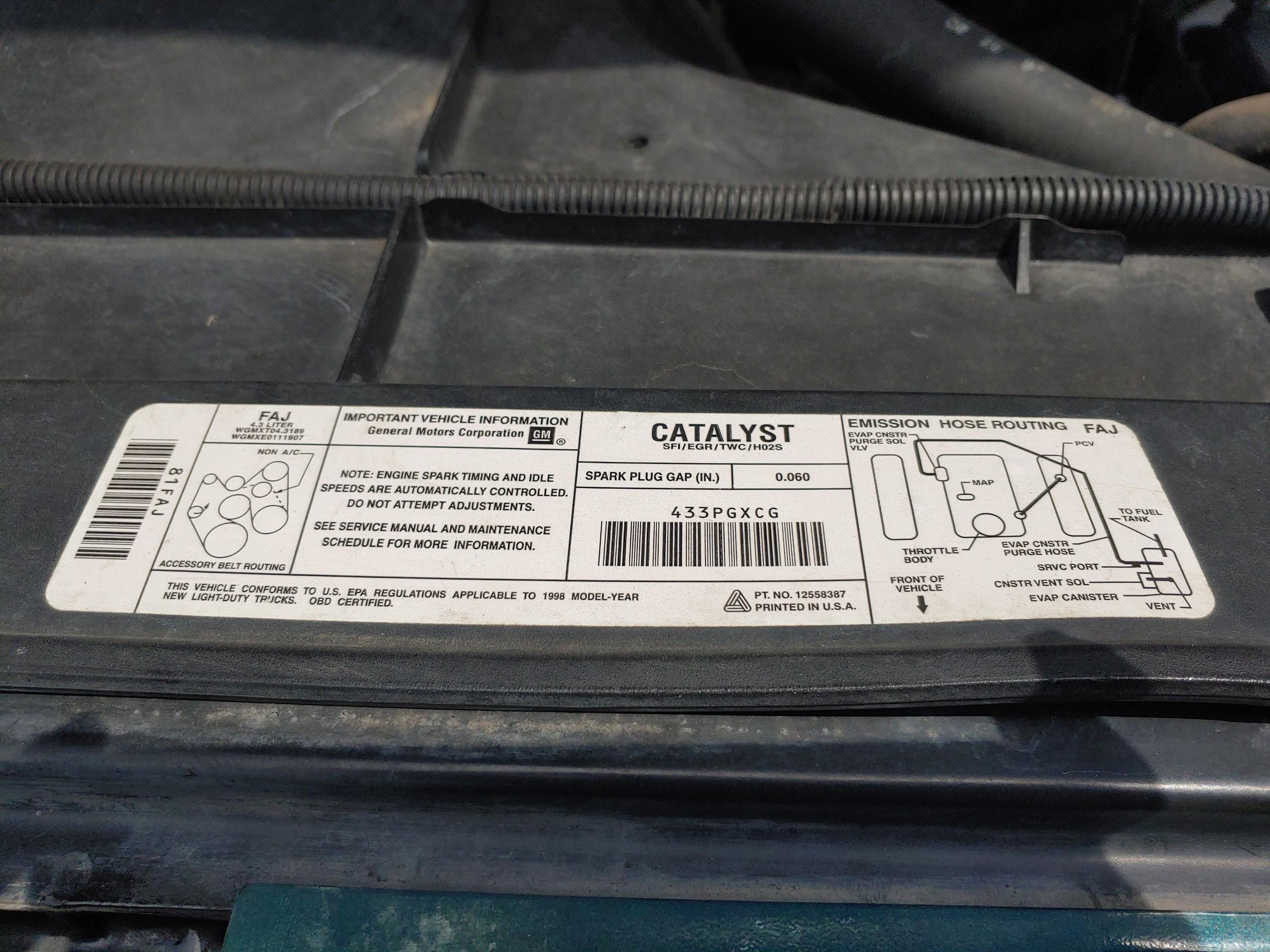 1998 GMC Short Box