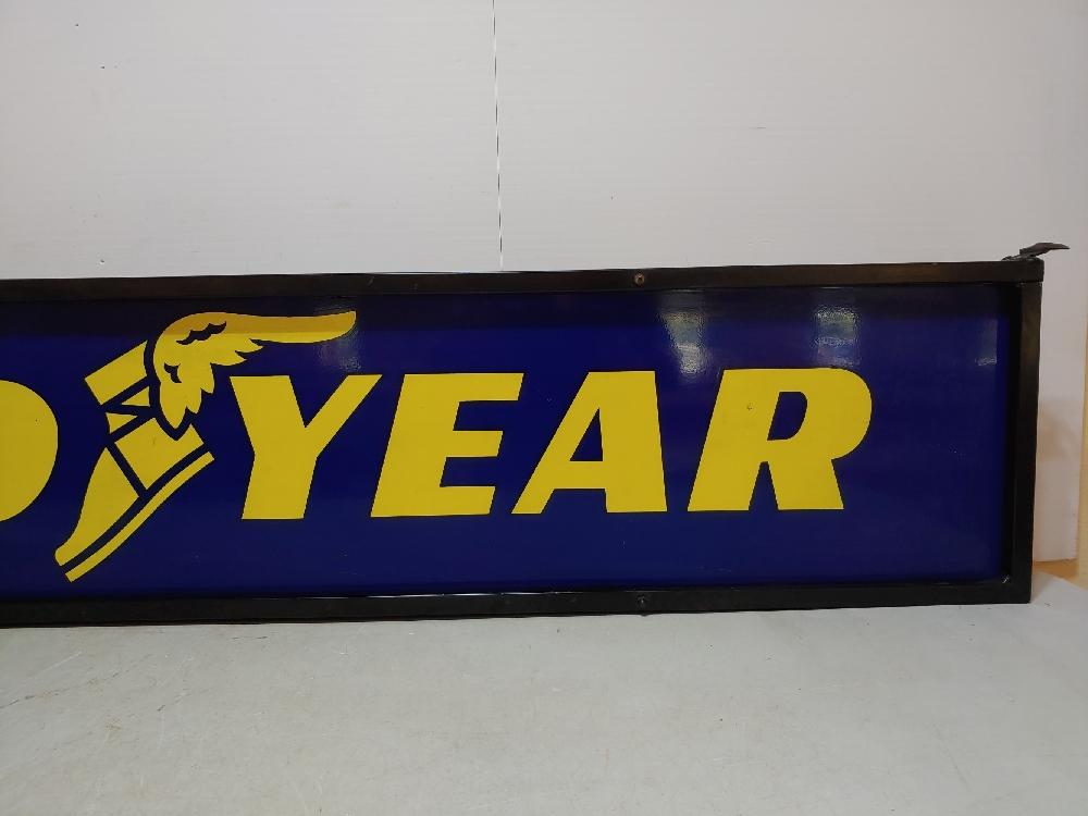 DST Goodyear framed sign