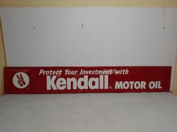 SST NOS Kendall embossed self framed sign