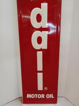 SST NOS Kendall embossed self framed sign