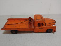 Structo Flatbed Toy Truck With Winch