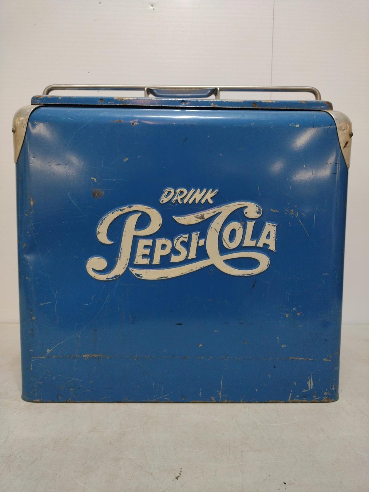 Pepsi-Cola Galvanized Cooler