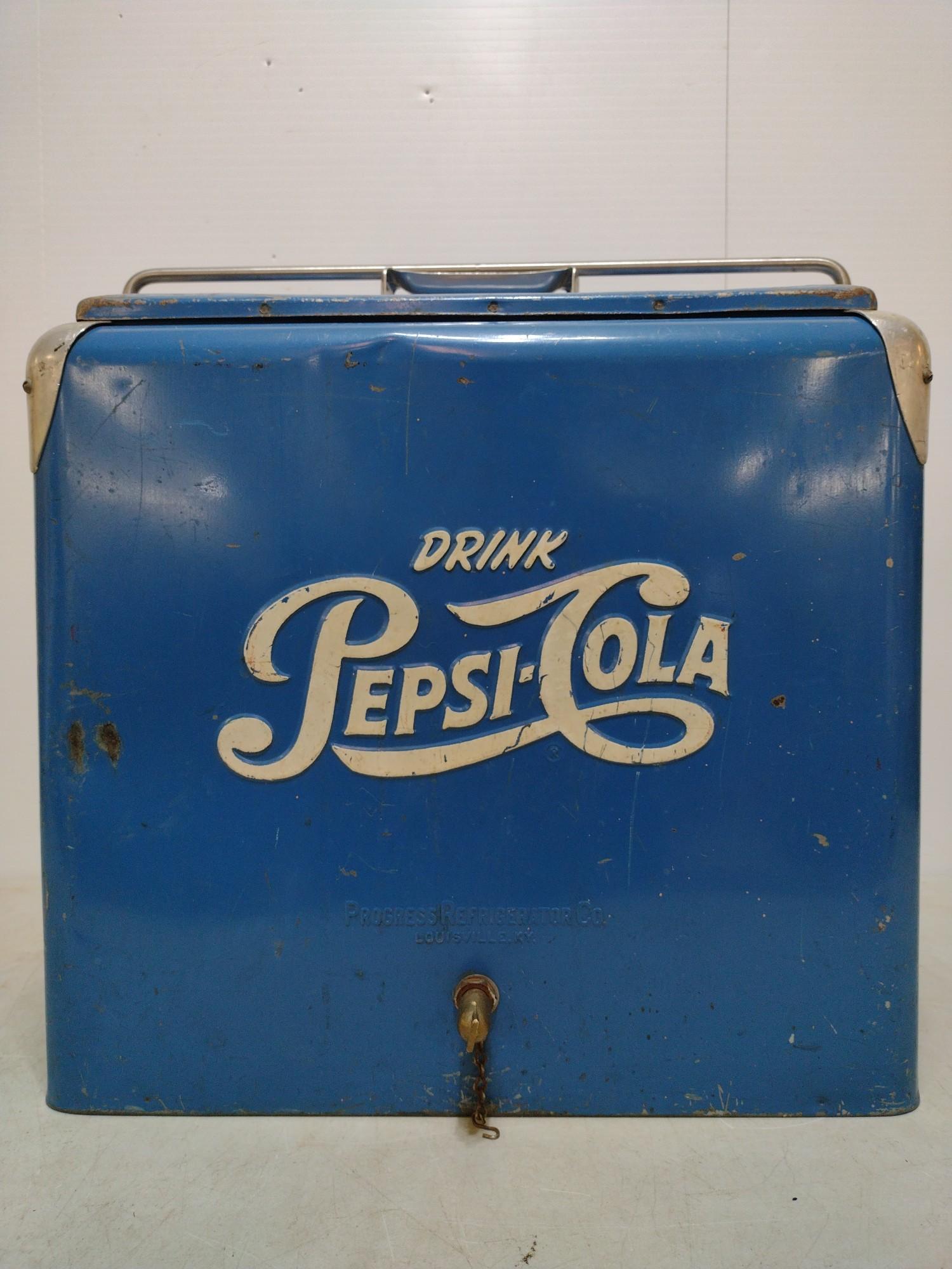 Pepsi-Cola Galvanized Cooler