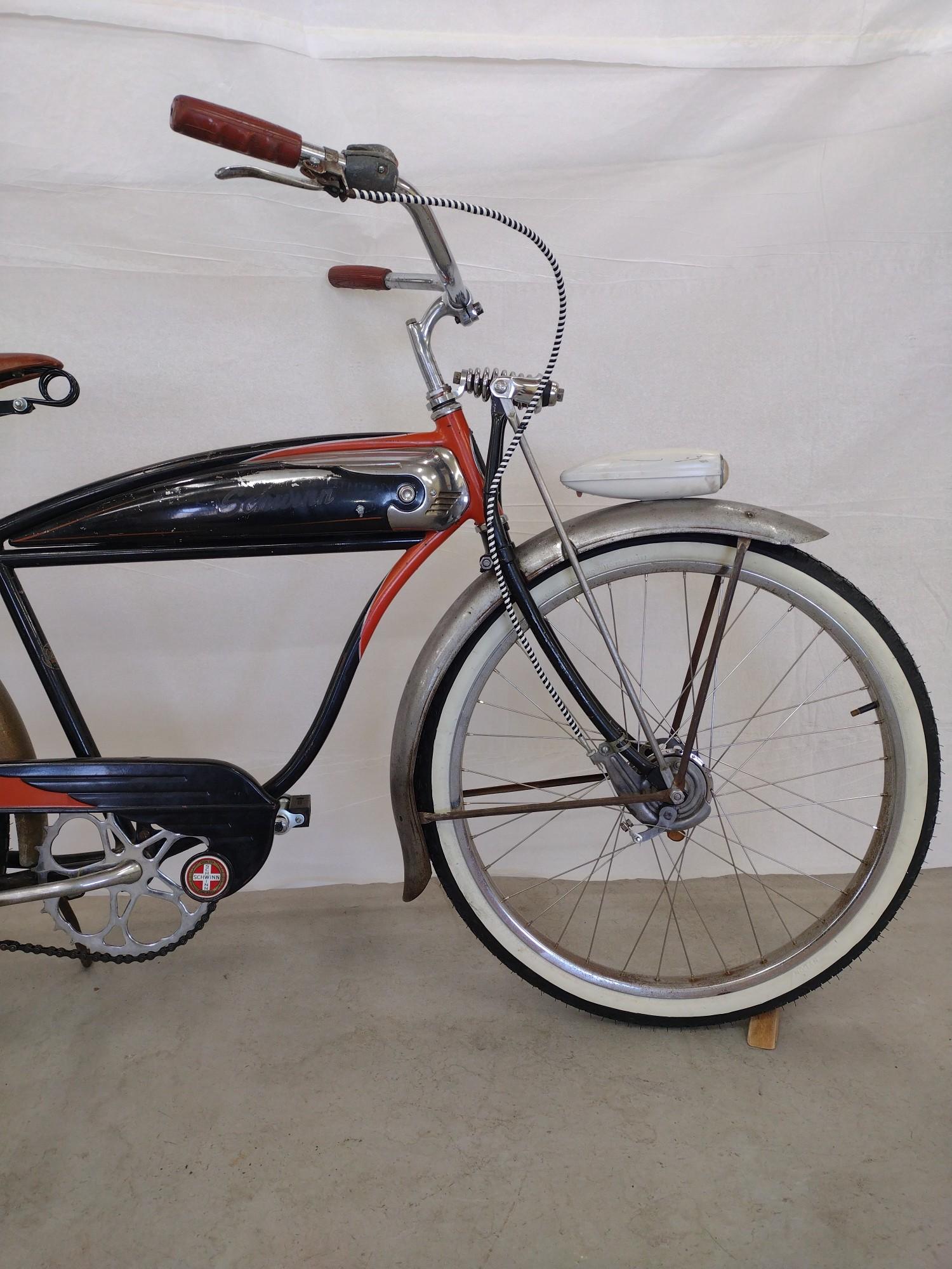 1952 Schwinn Panther Bicycle Front Drum Brakes