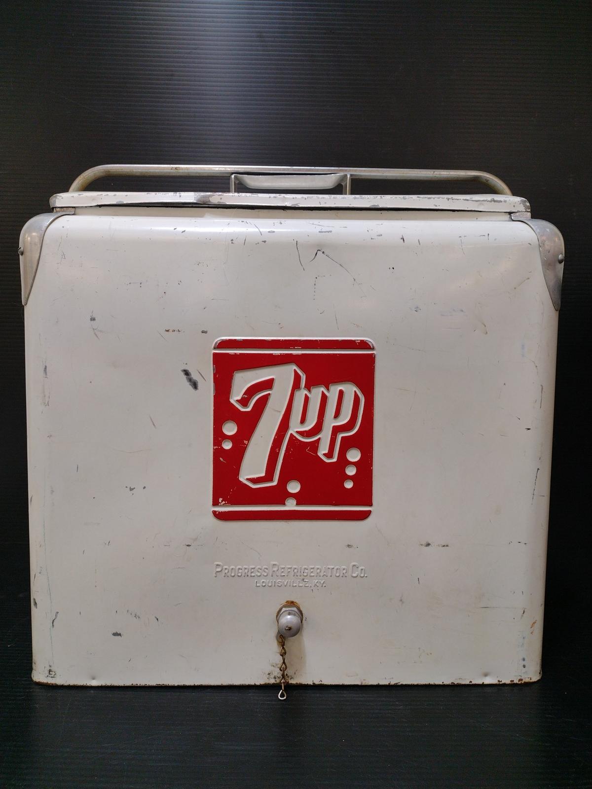 7Up Galvanized Cooler