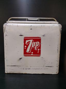 7Up Galvanized Cooler