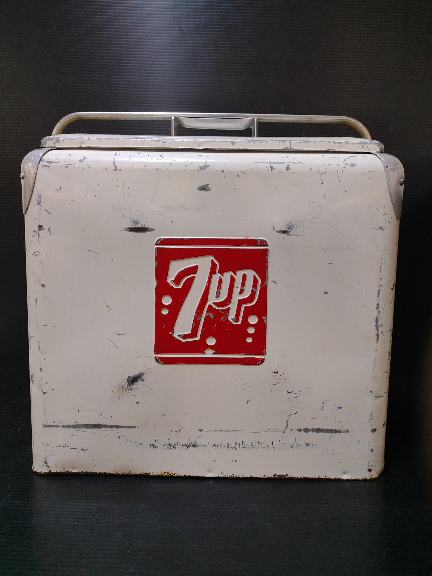 7Up Galvanized Cooler