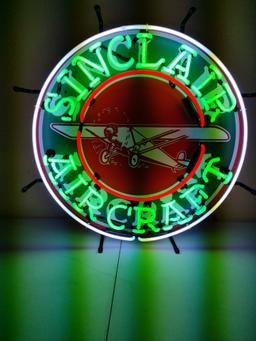 Sinclair Aircraft Neon Sign