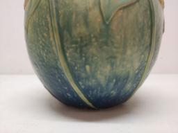 Roseville Sunflower Pottery Vase 1930 Vintage