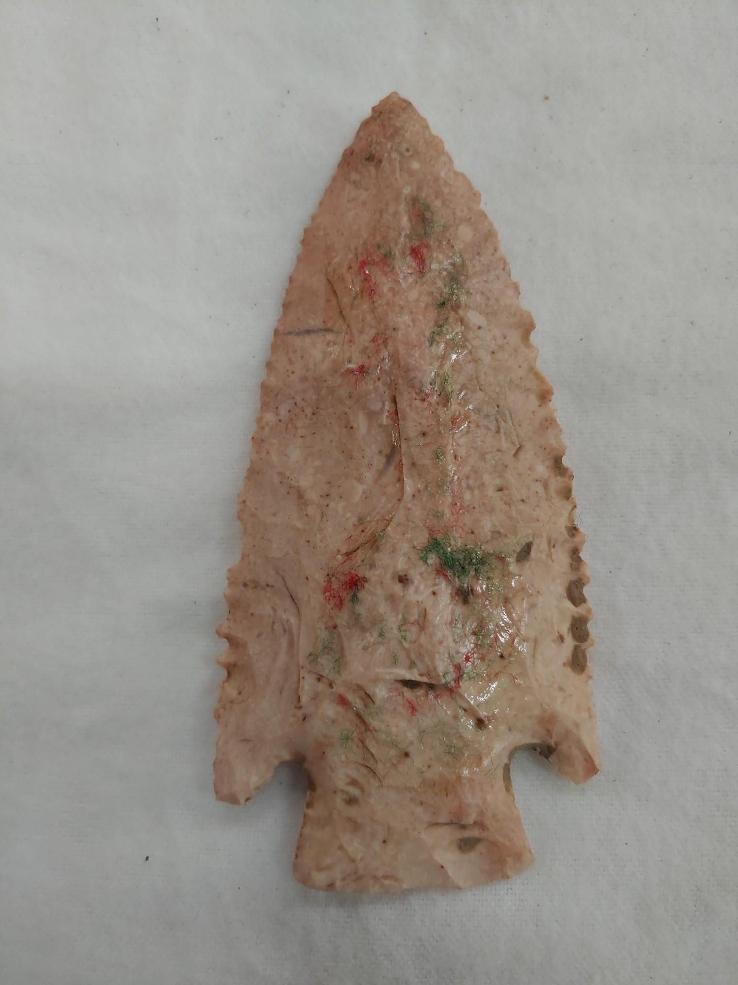 Native American Spear Tips, 4.50" , 5" Long