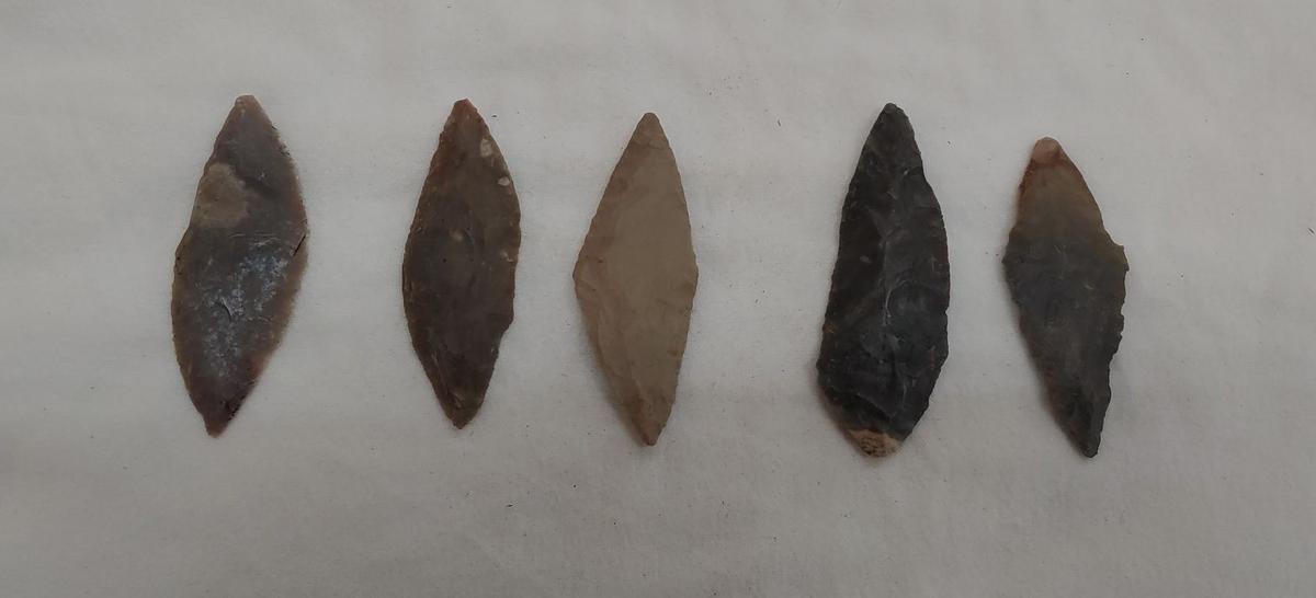 Native American 5 Leaf Scraper, 3.50" Long