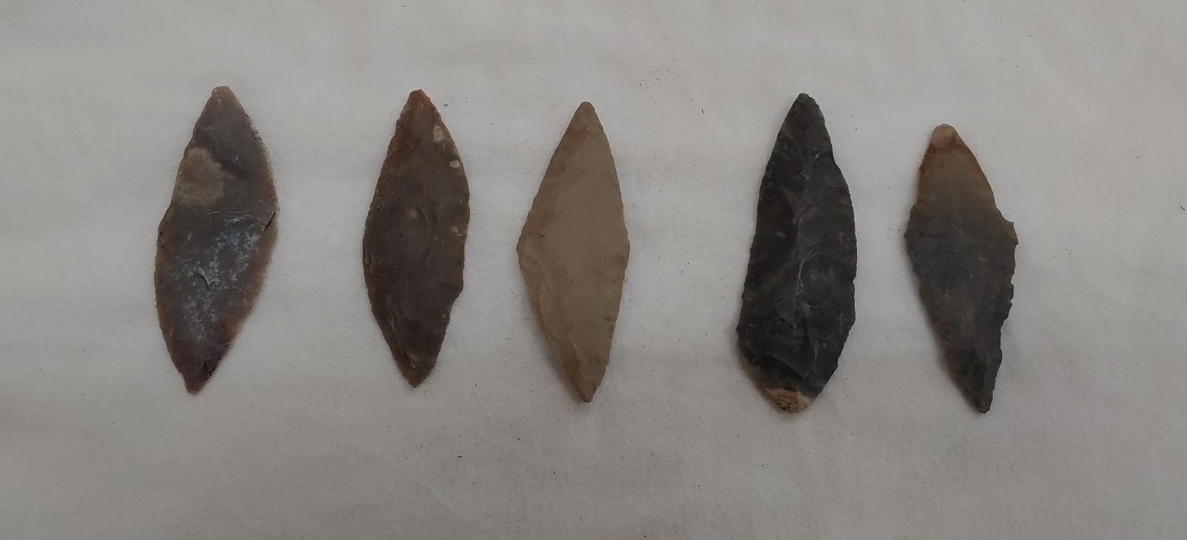 Native American 5 Leaf Scraper, 3.50" Long