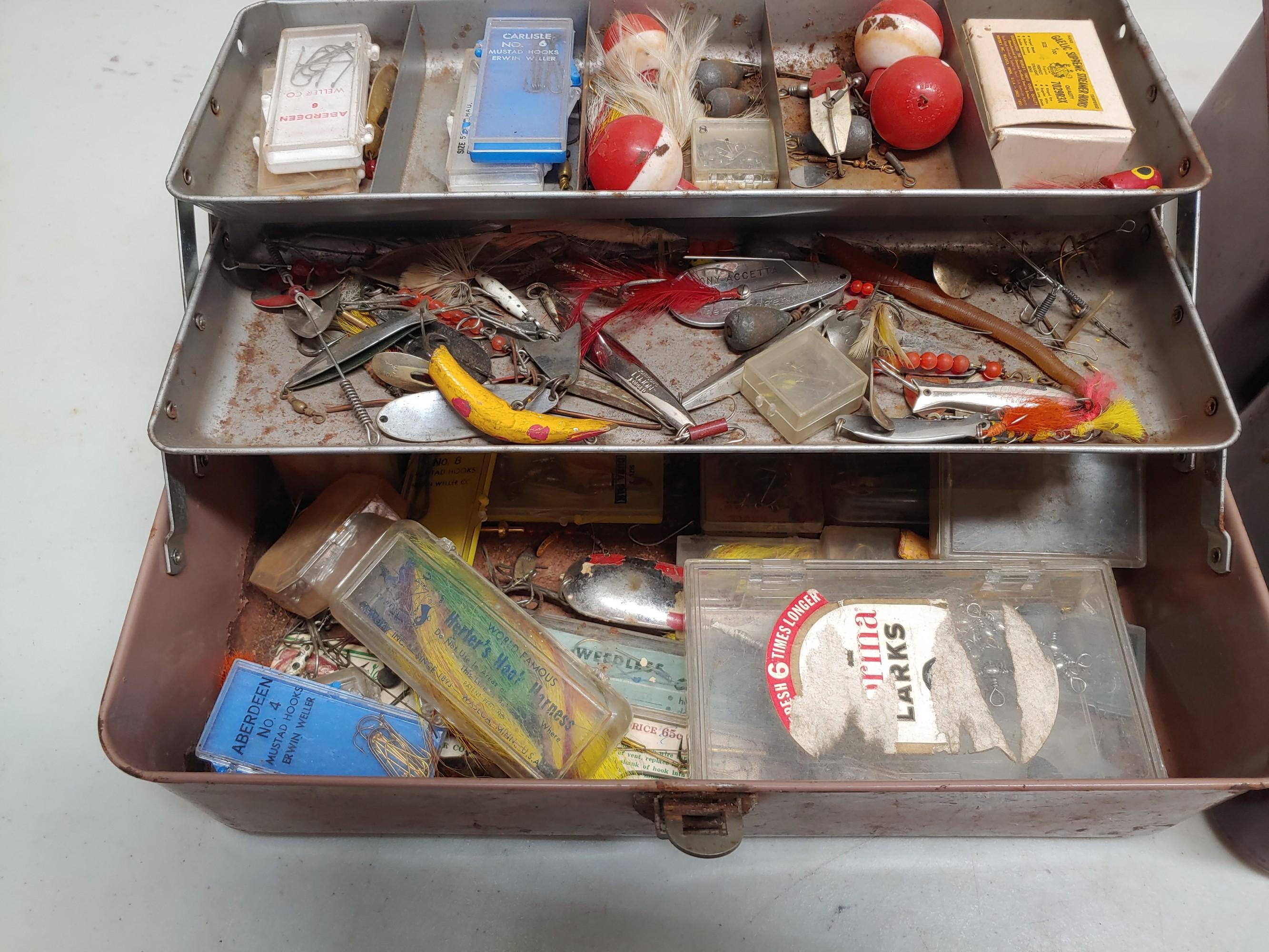 2 Tackle Boxes and Tackle