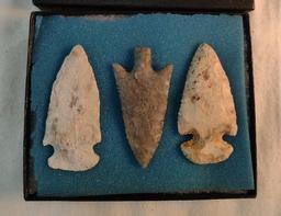 Native American Spear Tips, Ranging From 2" - 3" Long