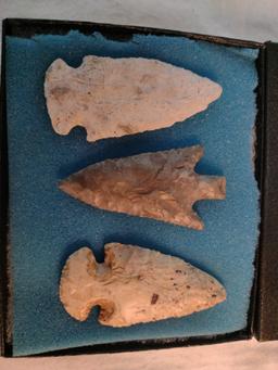 Native American Spear Tips, Ranging From 2" - 3" Long