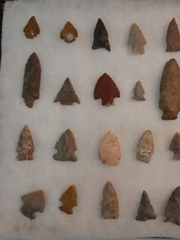Native American Spear Tips and Arrowheads