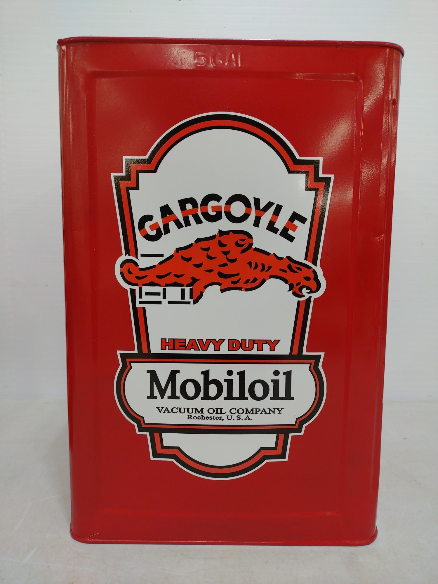 "4" Gargoyle Mobil Spouted Oil Can & More