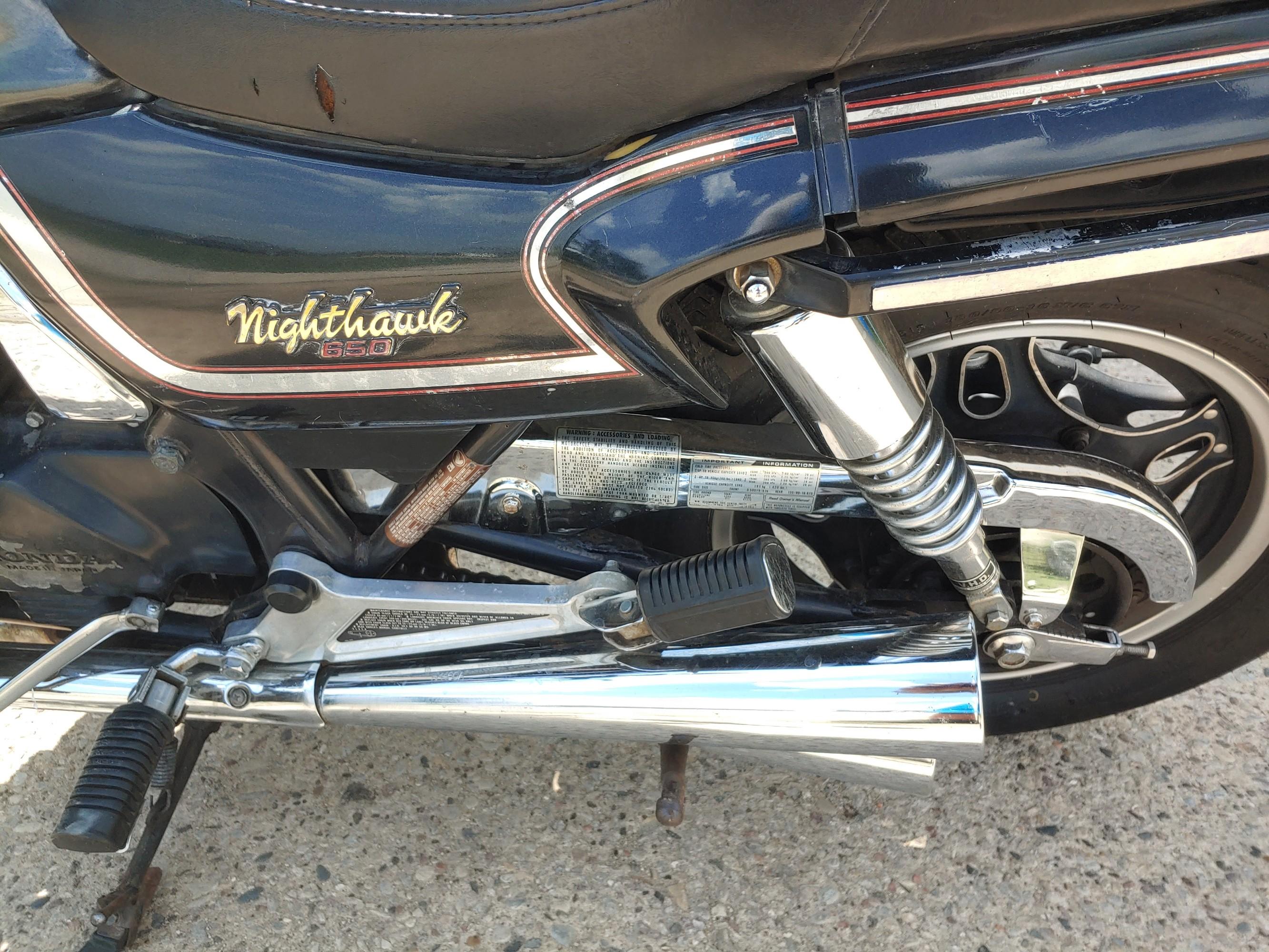 1982 HONDA Nighthawk CB650