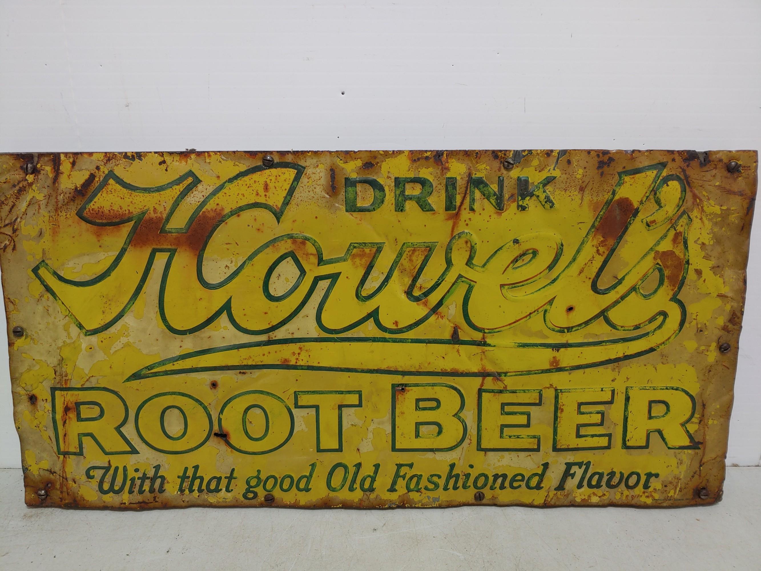 SST, Embossed, Howels Root Beer Sign