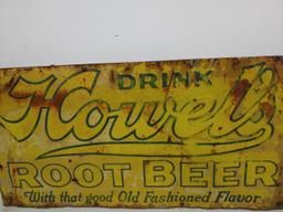 SST, Embossed, Howels Root Beer Sign