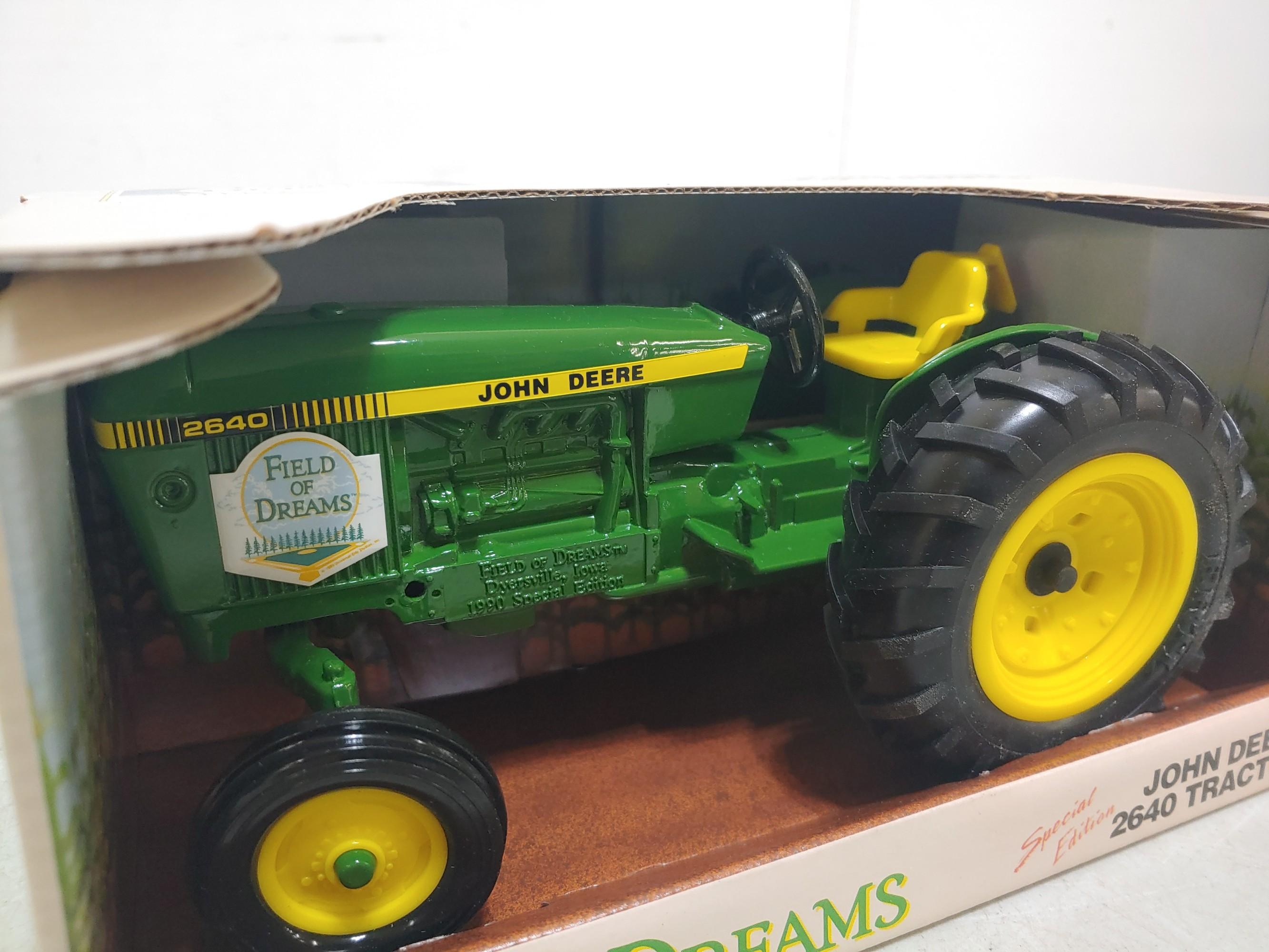 Ertl Field of Dreams John Deere Tractor Toy