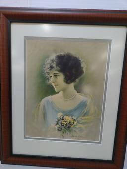 3 Portrait Prints by Adelaide Hiebel