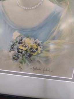 3 Portrait Prints by Adelaide Hiebel