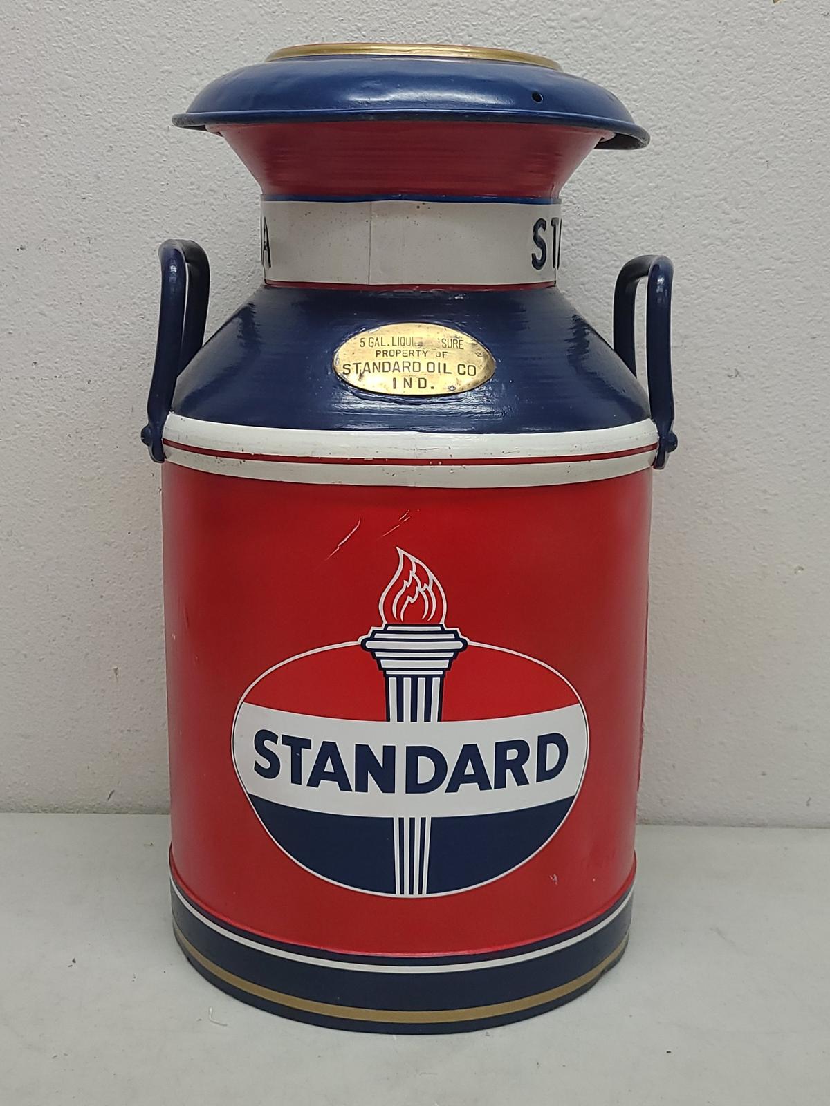 Repainted Standard Oil 5 Gallon Oil Can