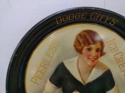 Dodge City Ice Cream Tray Illustrated by Haskell Coffin