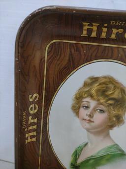 1920 Drink Hires Root Beer Advertising Tray Art by W. Haskell Coffin