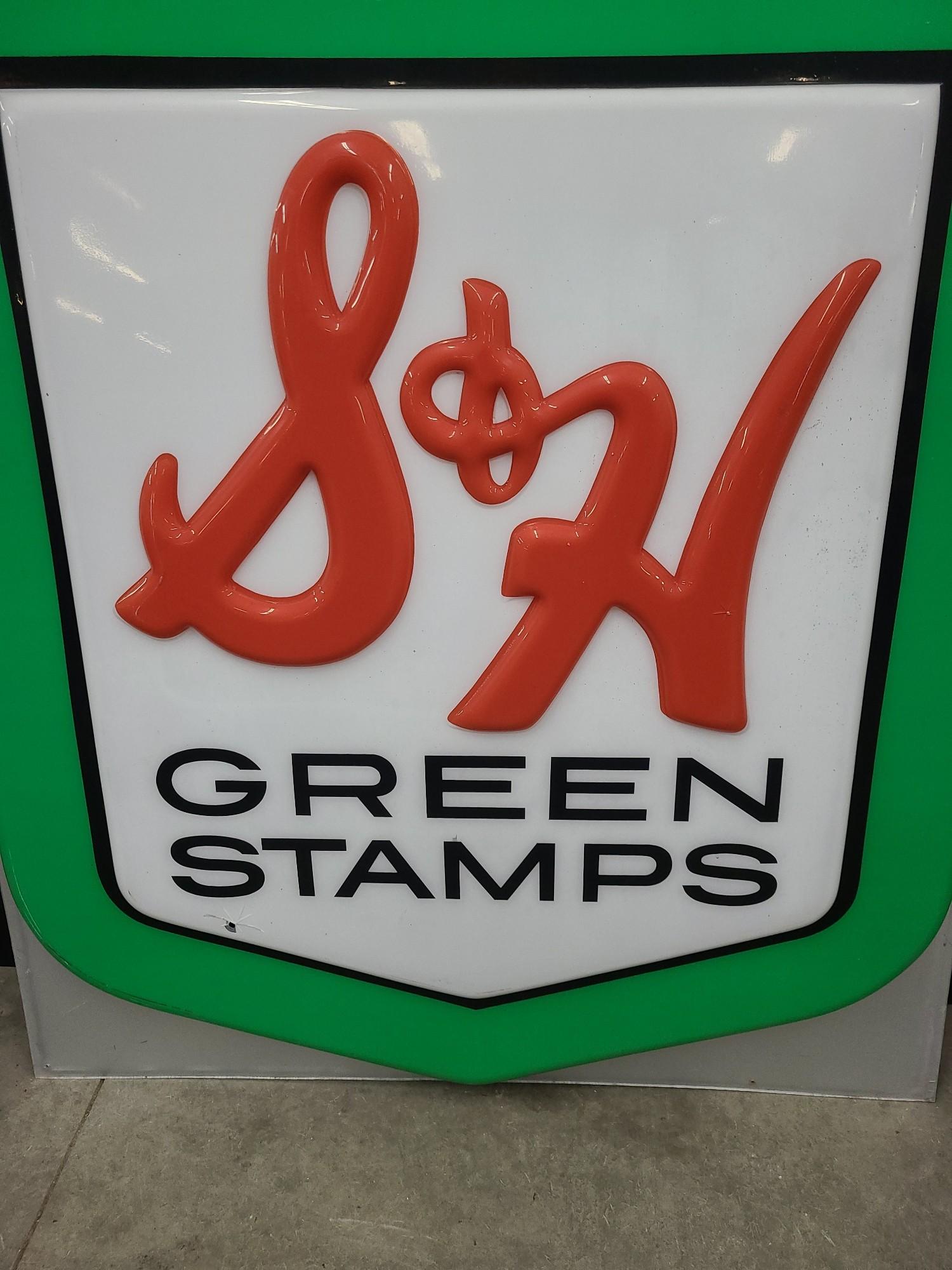 S&H Green Stamps Sign