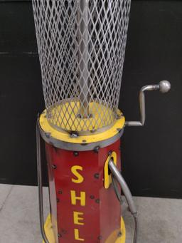 Shell Decorative Metal Gas Pump