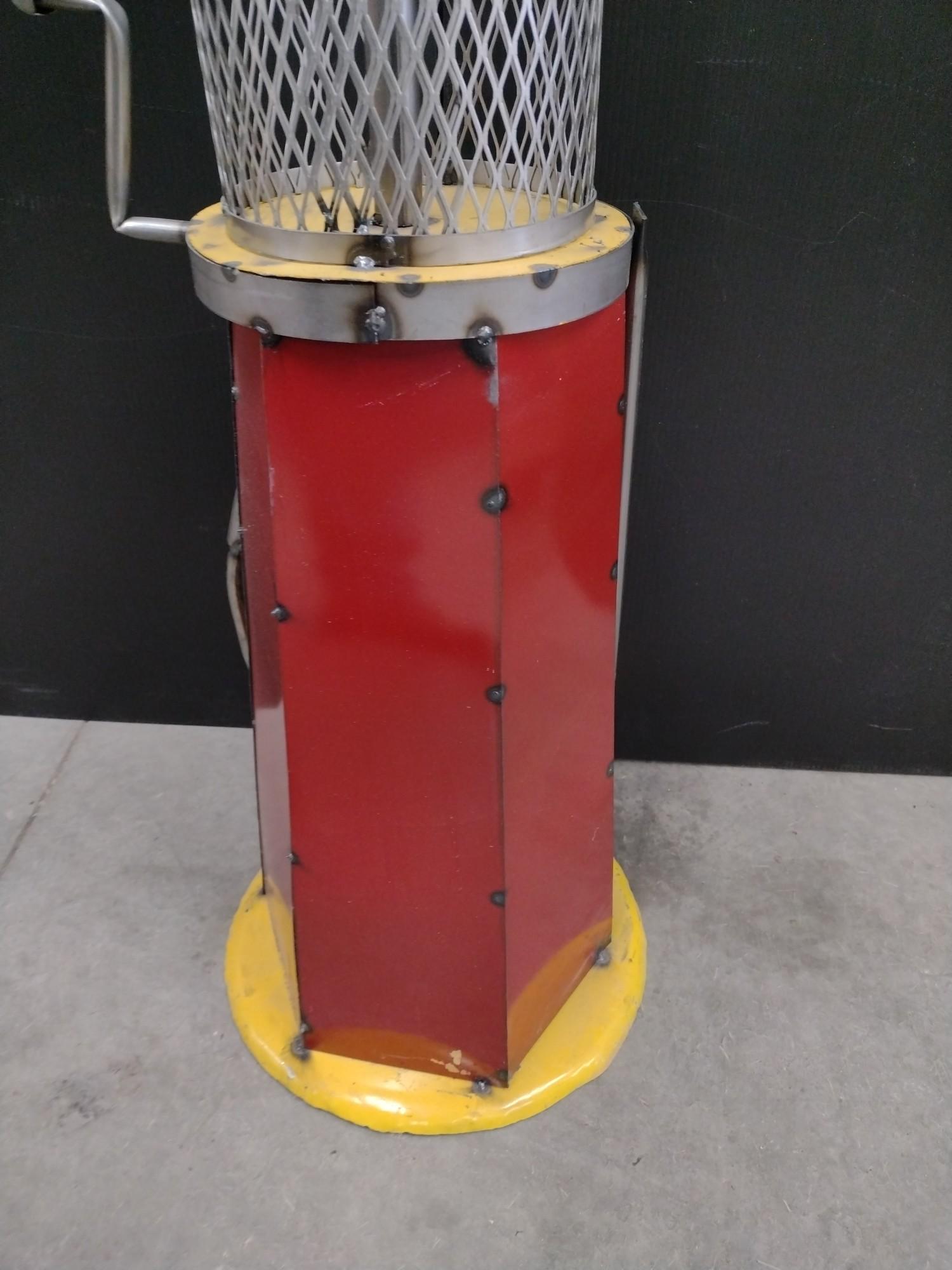 Shell Decorative Metal Gas Pump