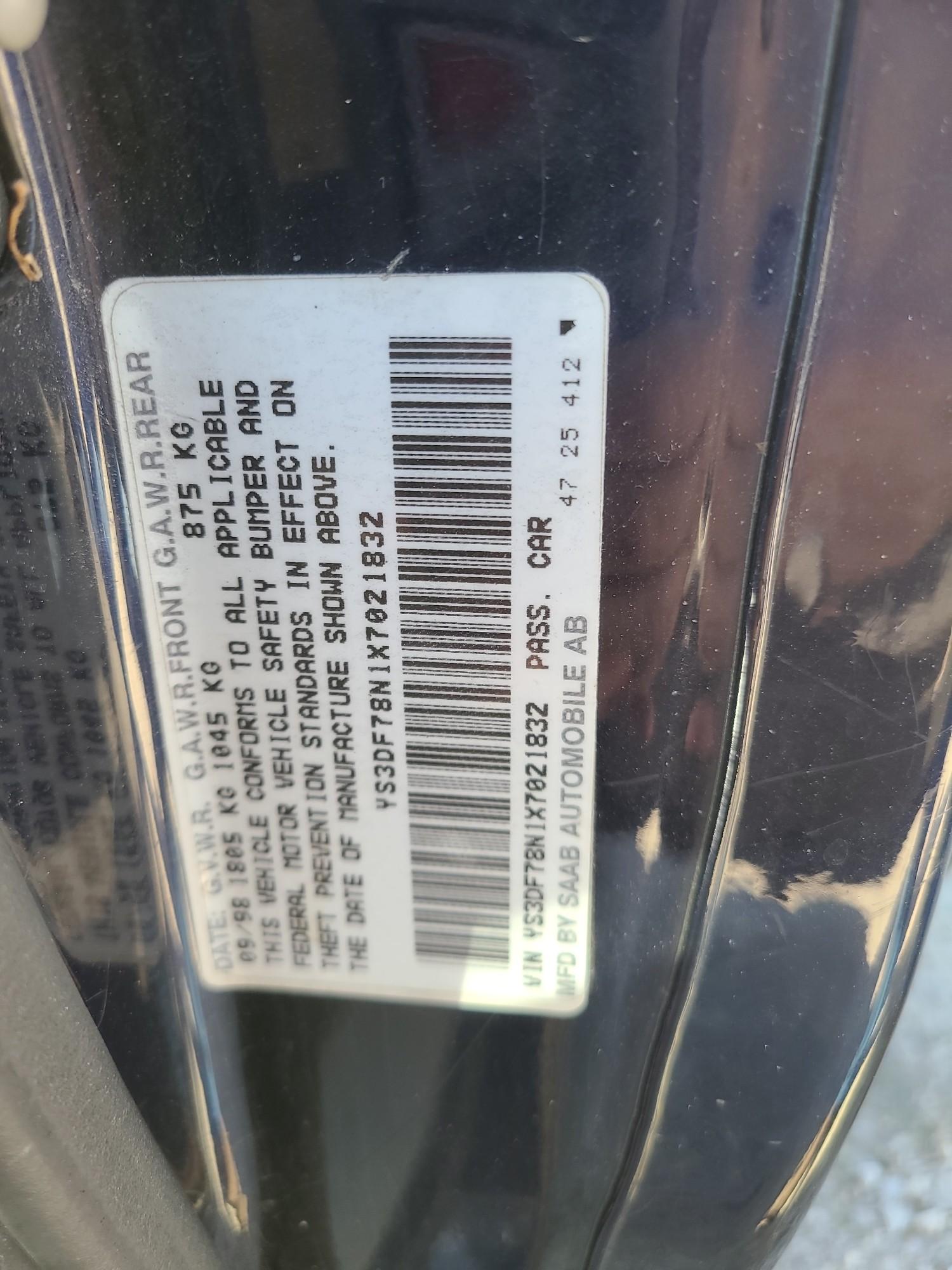 1999 Saab Convertible