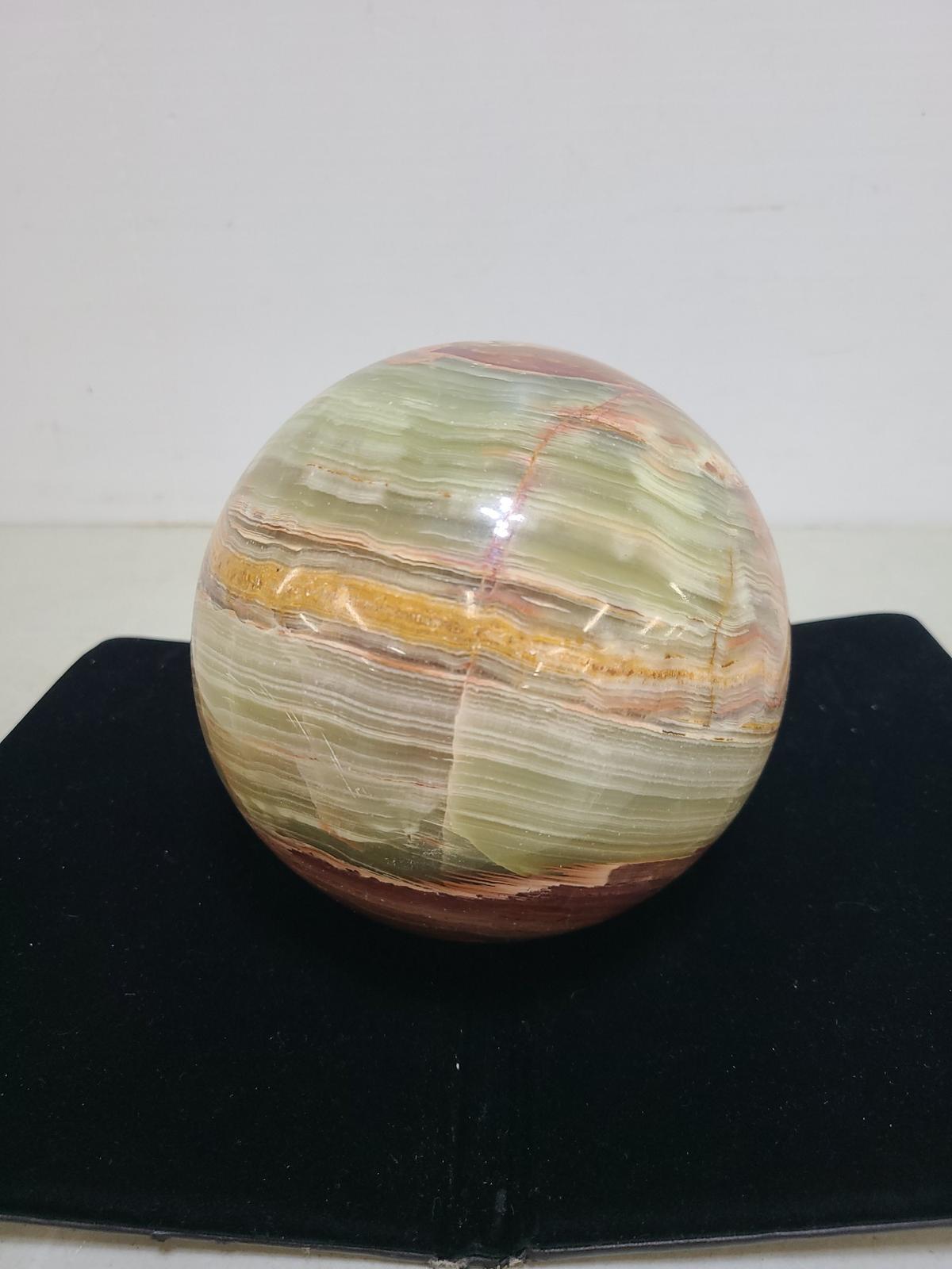 6" Banded Agate Sphere/Planet