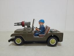 1960s Tin Toy Combat Jeep