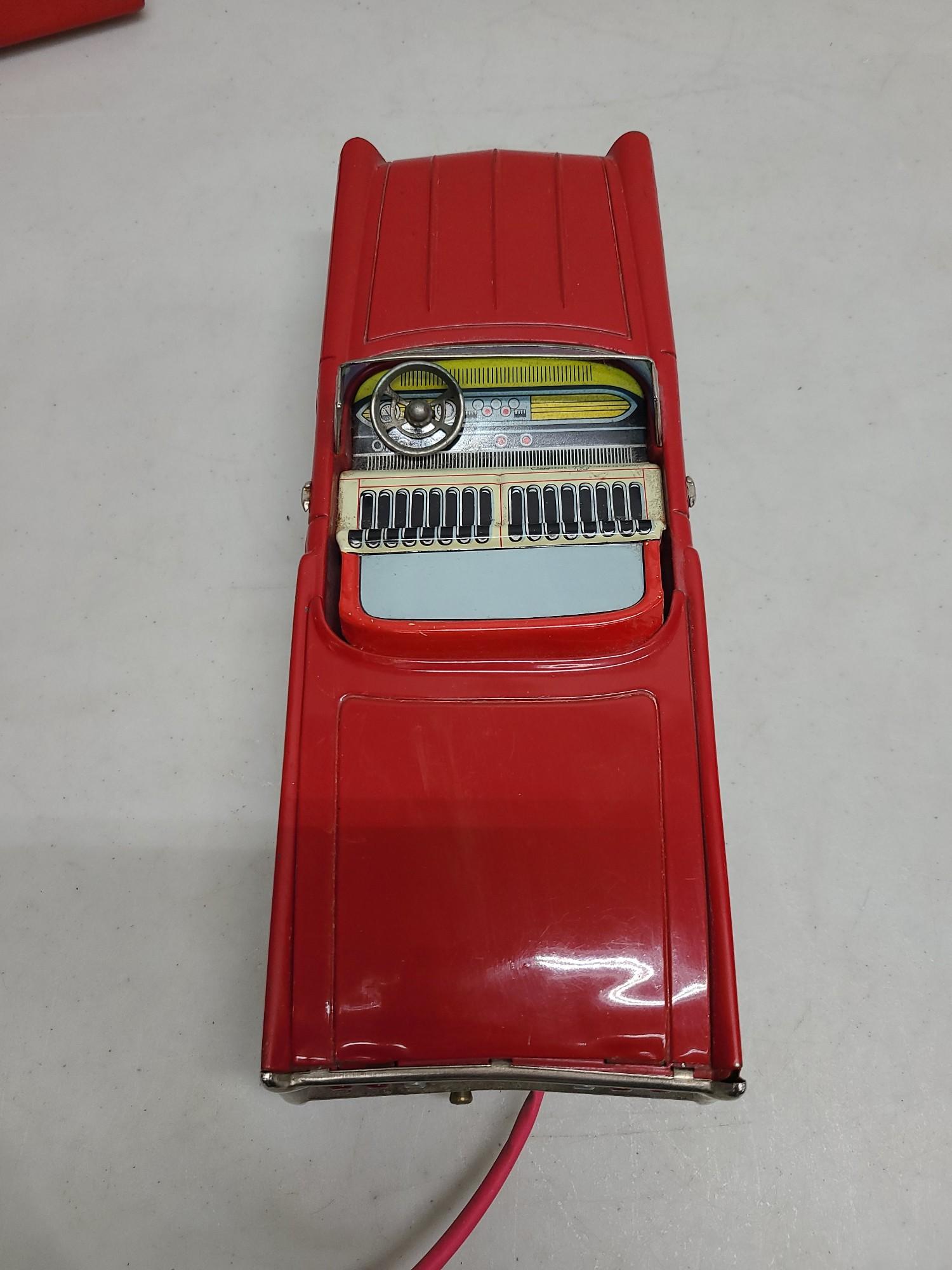 1959 Cragstan Lincoln Convertible Battery Op Tin Toy