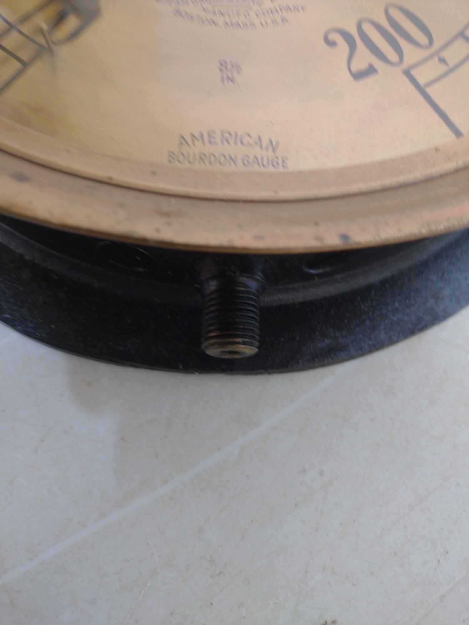 American Bourdon Steam Gauge