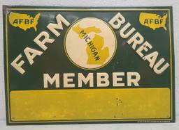 SST Embossed,  Farm Bureau Member Sign