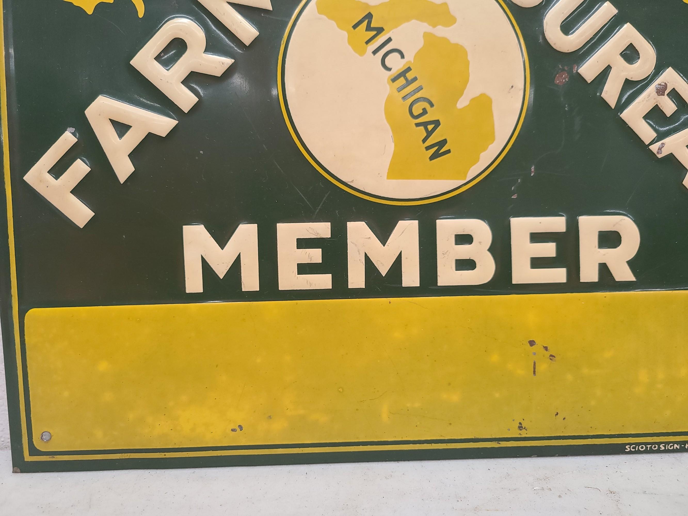 SST Embossed,  Farm Bureau Member Sign