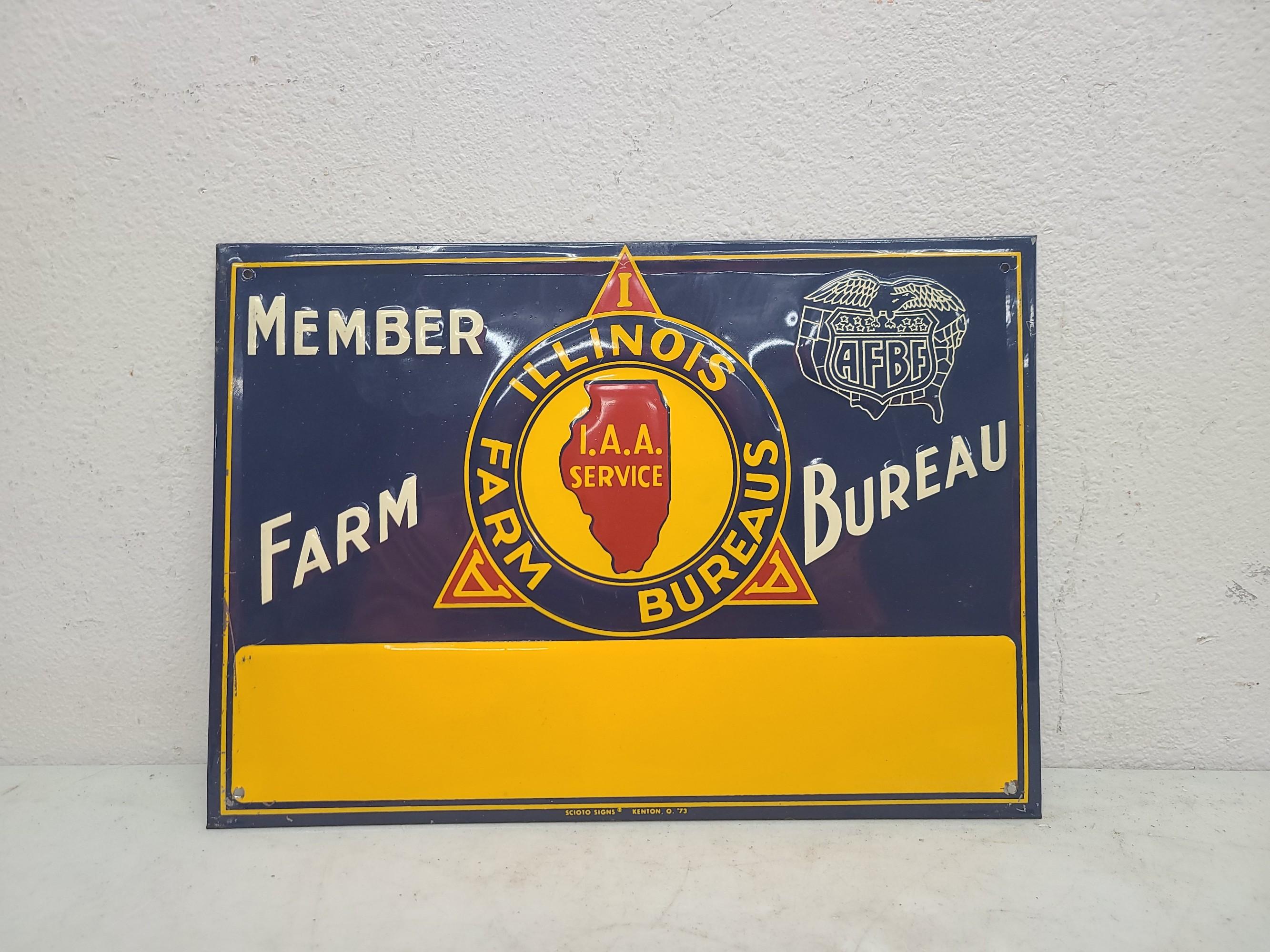 SST Embossed,  Farm  Bureau Member Sign