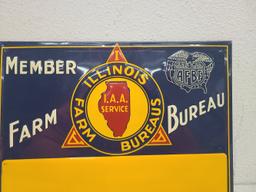 SST Embossed,  Farm  Bureau Member Sign