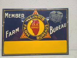 SST Embossed,  Farm  Bureau Member Sign