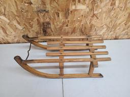 Wooden Childs Sled