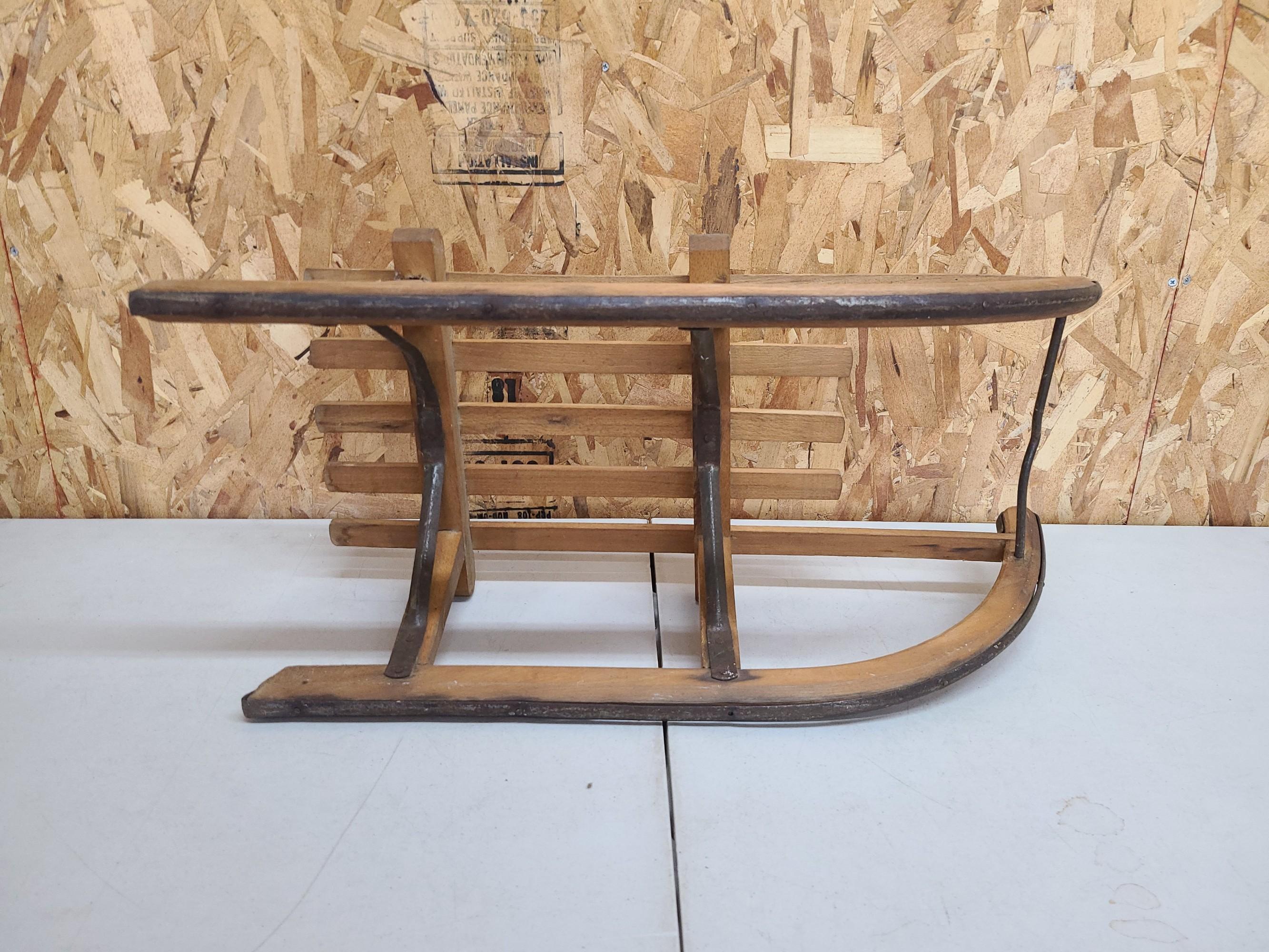 Wooden Childs Sled