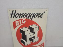 SST Embossed,  Honeggers Big H Feed Sign