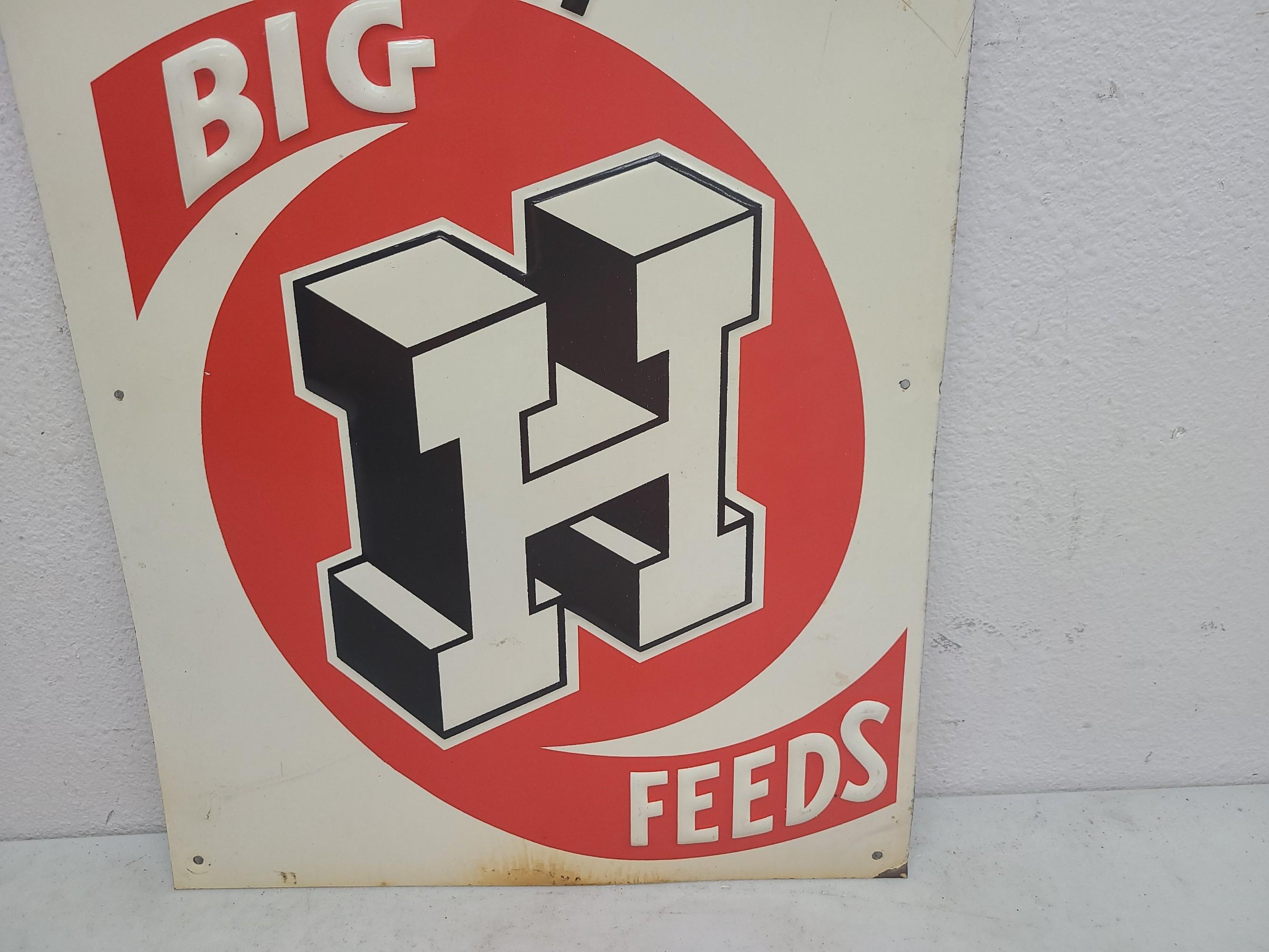 SST Embossed,  Honeggers Big H Feed Sign