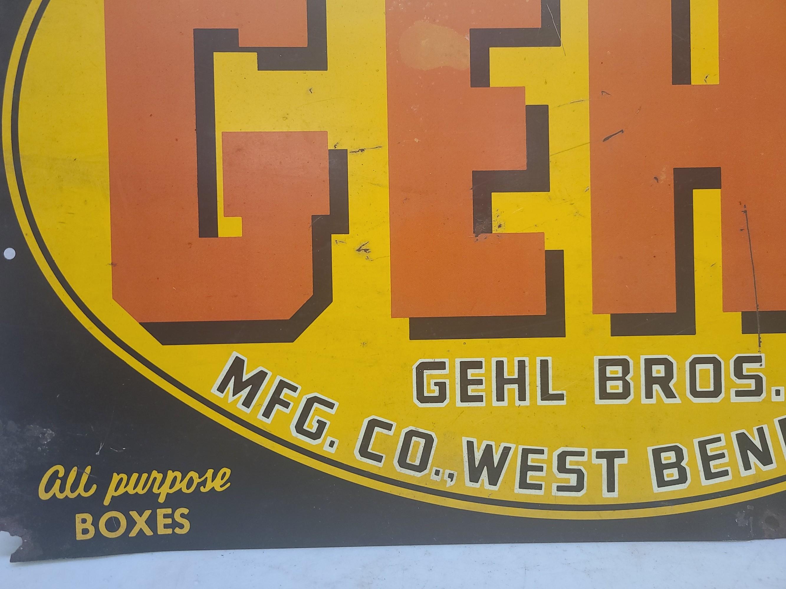 SST,  GEHL Bros  Advertising Sign