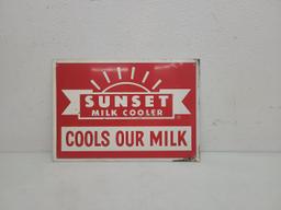 SST, Sunset Milk Cooler Sign