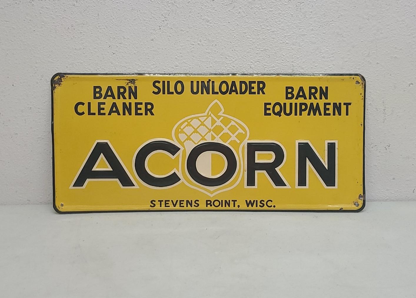 SST Embossed, Acorn Equipment Sign